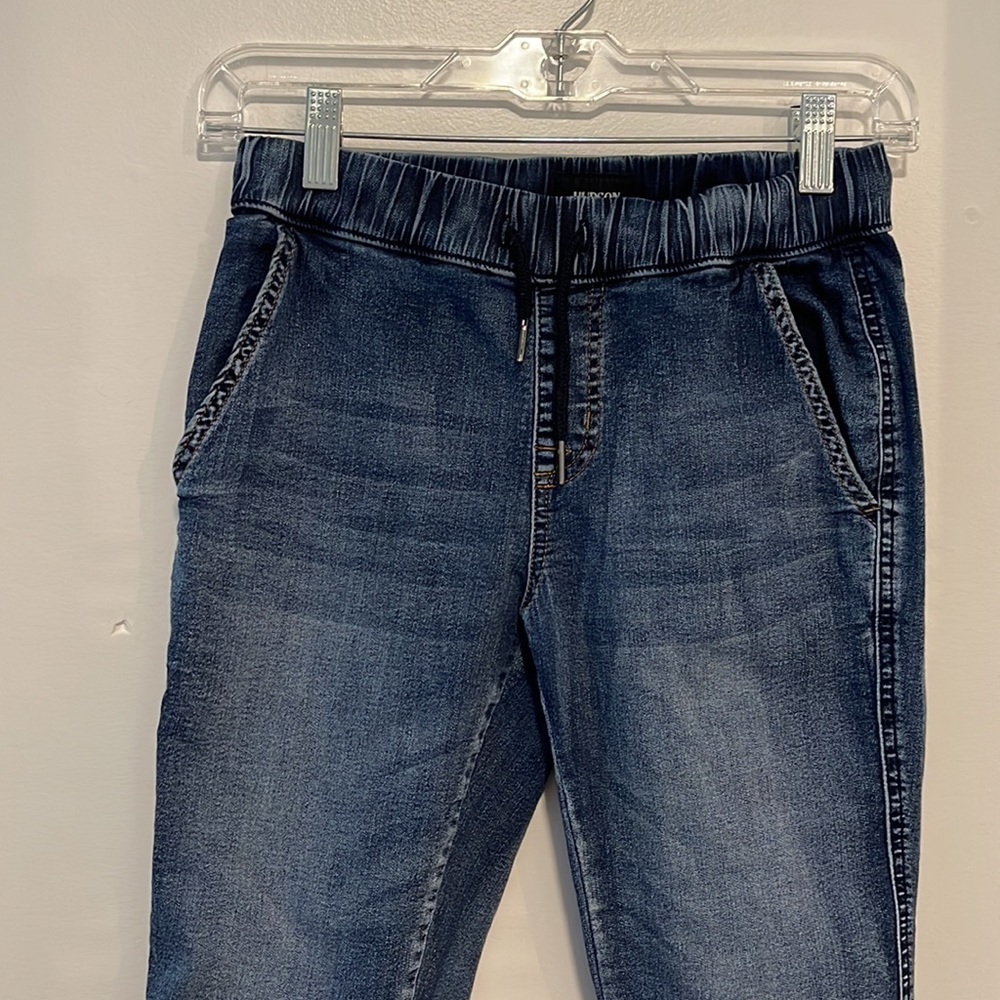Hudson Boys Seth Jogger Jeans in Indigo Rinse Medium - Picture 3 of 8